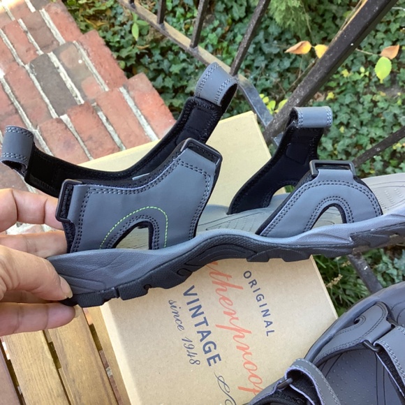 Weatherproof Vintage Men’s Brighton Adjustable Sandals Gray SZ 13 - Picture 11 of 16